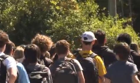 Mill Valley high school students stage walkout over racist video